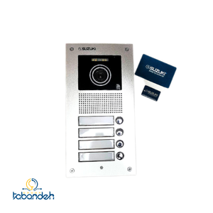 پنل آیفون تصویری 4 واحده سری U کارتی سوزوکی